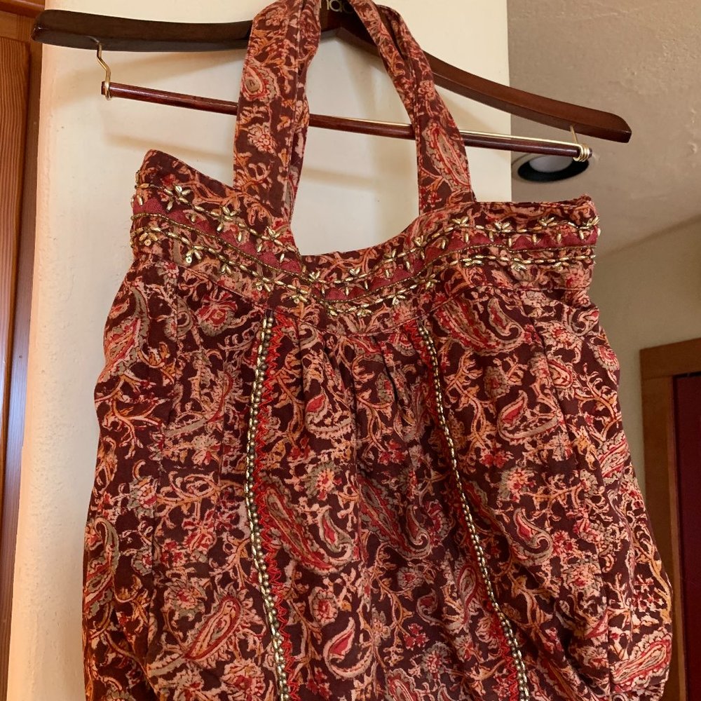 Large Boho Cloth Purse - never used